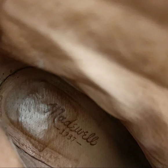 Madewell Lindley Suede Quilted Black Booties Size 8.5 - Picture 7 of 9